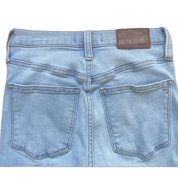 Madewell Women's 11" High Rise Roadtripper Supersoft Skinny Jeans Light Wash 24P - Picture 6 of 7